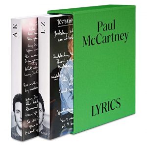Aktuelle Buchempfehlung Sachbuch "Lyrics" ein gutes Sachbuch von Paul McCartney - Buchtipp November 2021 - Top Buchneuerscheinung 11/2021