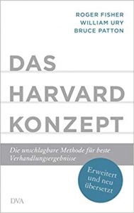 Buch Unternehmensführung: "Das Harvard Konzept - Die unschlagbare Methode für beste Verhandlungsergebnisse" ein gutes Management Buch zum Thema Unternehmensführung von Roger Fisher, William Ury und Bruce Patton - Top-Literatur Buchempfehlungen zur Unternehmensführung: Unternehmensstrategien, Unternehmensskalierung, Geschäftsmodelle, Verhandlungsführung und Management