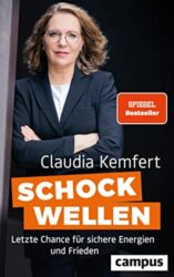 SPIEGEL Bestseller Sachbuch Hardcover 2023 - Buchtitel: "Schockwellen", ein gutes Buch von Claudia Kemfert
