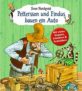 SPIEGEL-Bestseller Bilderbücher: "Pettersson und Findus bauen ein Auto" ein Bestseller-Kinderbilderbuch von Sven Nordqvist - SPIEGEL Bestsellerliste Bilderbücher 2021