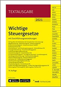 stern Buch Bestseller Sachbuch: "Wichtige Steuergesetze mit Durchführungsverordnungen" ein Sachbuch von NWB Gesetzesredaktion - stern-Bestseller des Monats April 2021