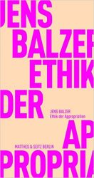 Bestseller Sachbuch "Die Etik der Appropriation" von Jens Balzer - Zeit Bestenliste September 2022